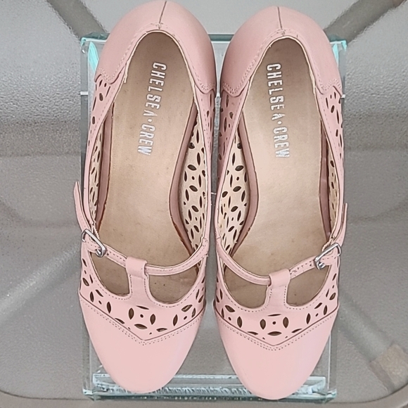 Chelsea. Crew Milan Mary Jane Retro Heels Size 38 - Picture 6 of 14